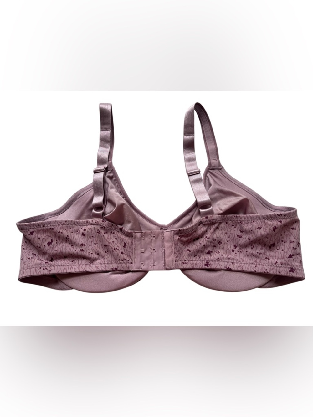 Olga 050060 Underwire Full Coverage Bra Size 40C Pink Print - Picture 4 of 7